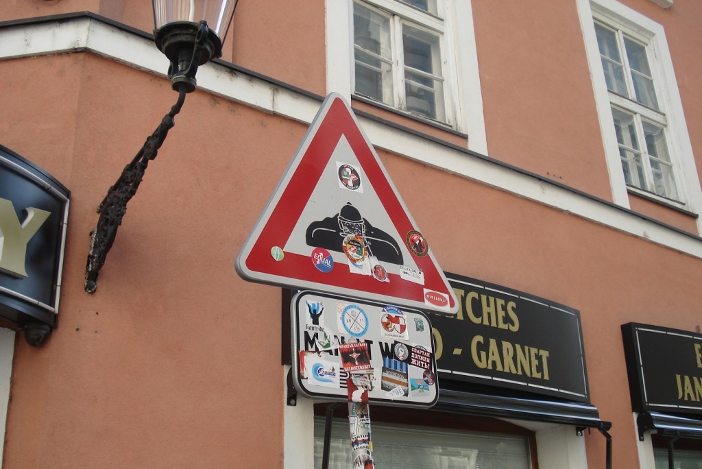 Panneau de signalisation Cumil à Bratislava