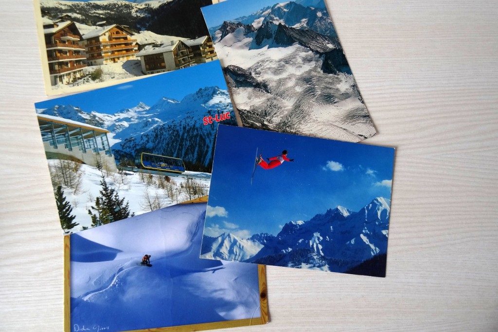 Cartes postales qui amènent du froid