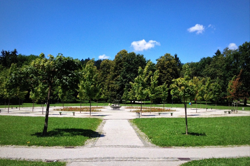 Parc Tivoli dans le centre de Ljubljana en Slovénie