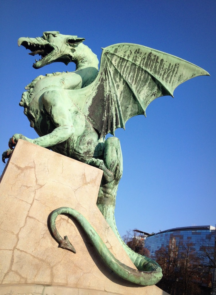 Pont des dragons à Ljubljana