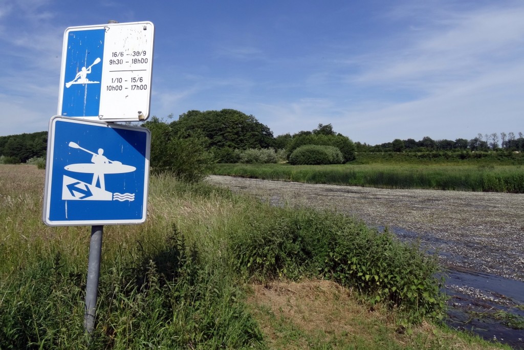 canoë kayak panneau de signalisation