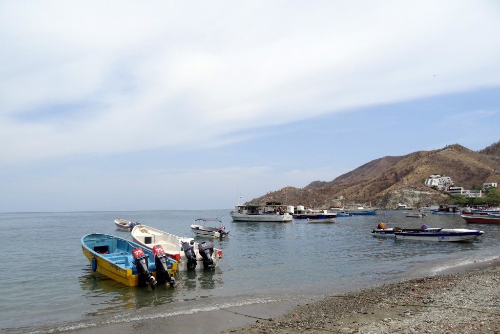 Bâteau de pêche à Taganga Colombie