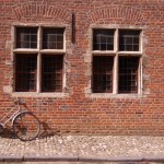 Vélo dans le grand béguinage à Louvain