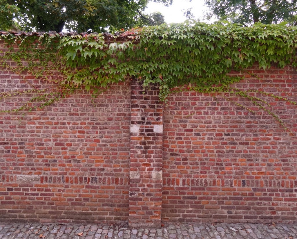 Mur de brique à Louvain