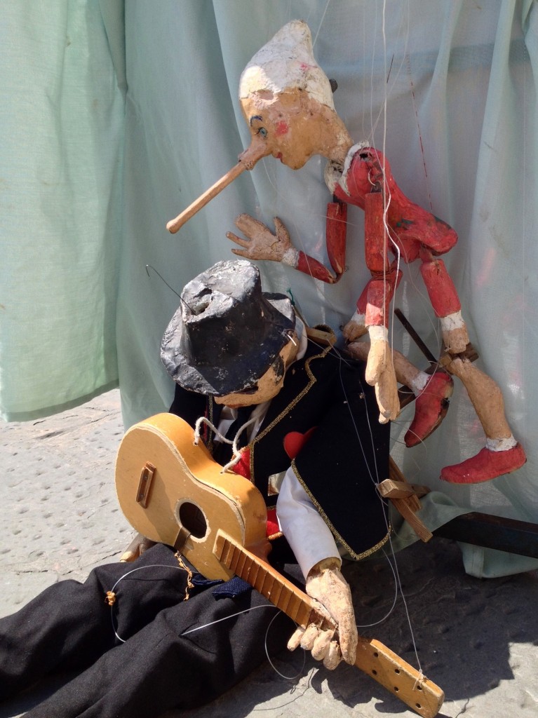 Marionnette de Pinocchio à Florence en Italie