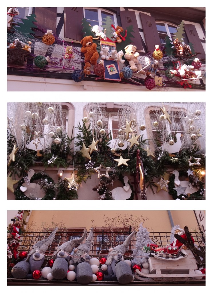 Jolies décorations de Noël des commerces à Strasbourg