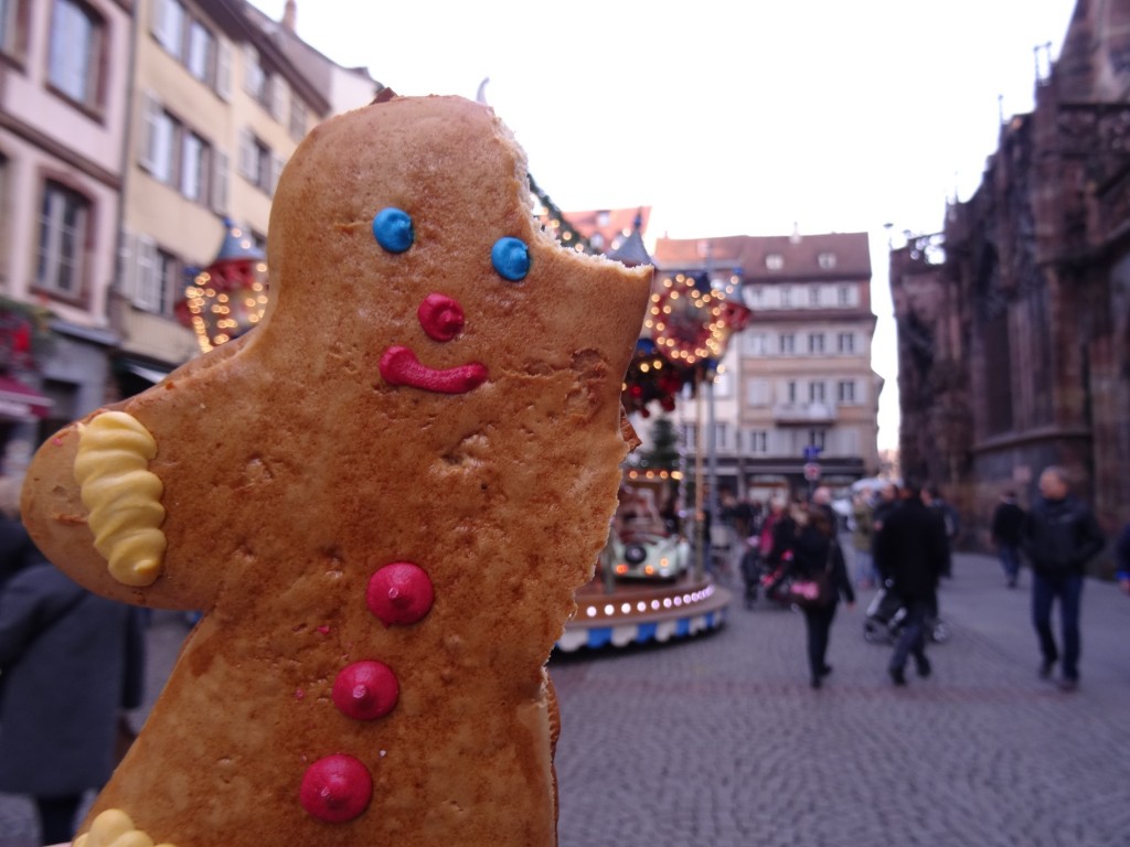 Gingerbread man Marché de Noël Strasbourg