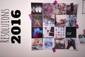 Illustrations représentant mes résolutions pour 2016