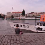 Náplavka, sur les berges de la Vltava à Prague en République Tchèque - Czech Republic