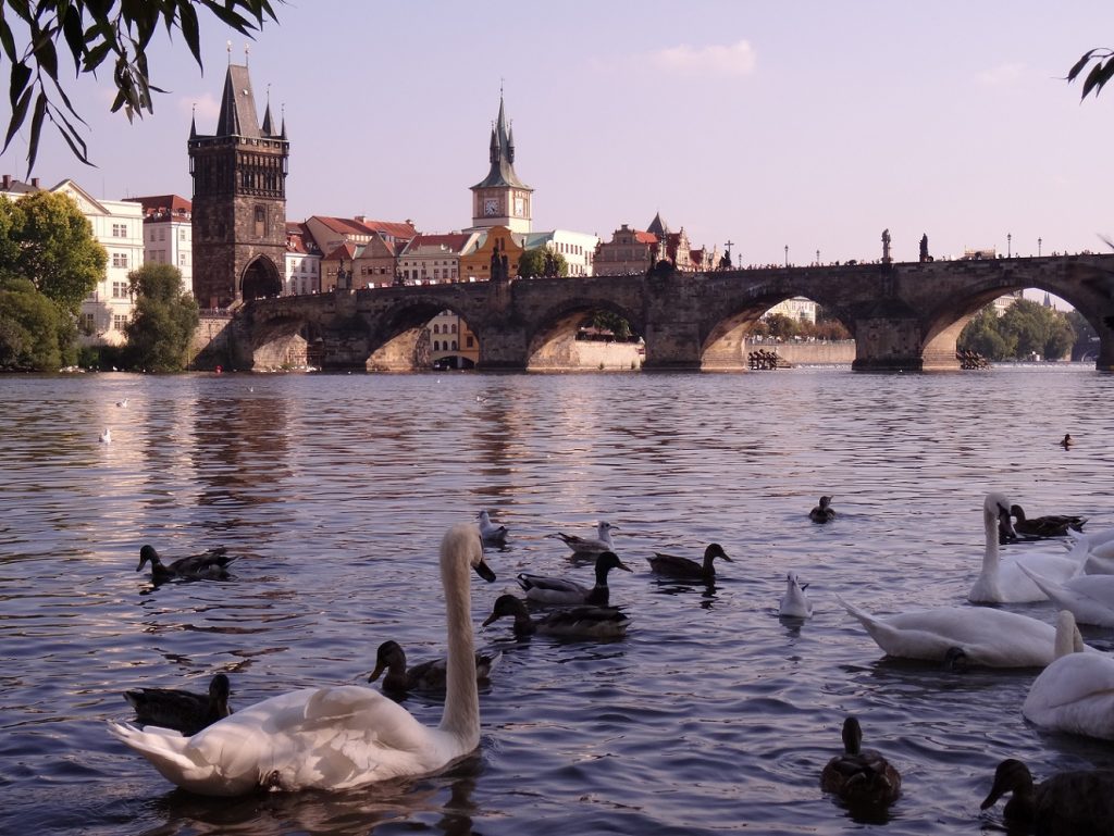 Vue sur le pont Charles de Prague