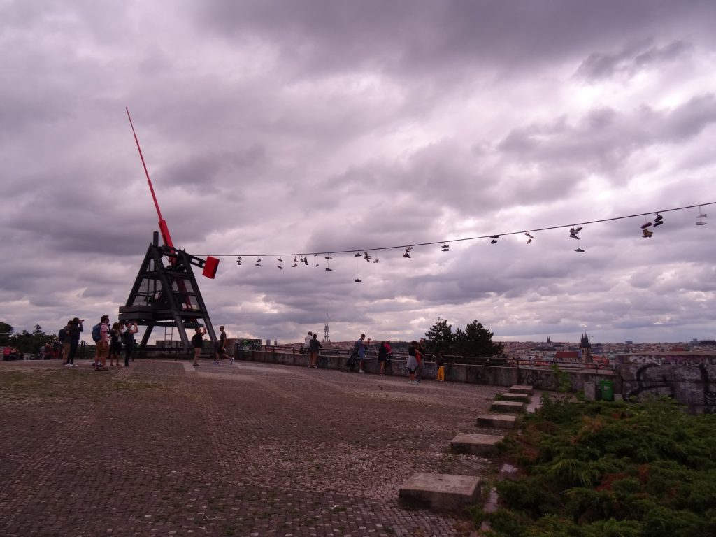 Le métronome au parc Letna à Prague