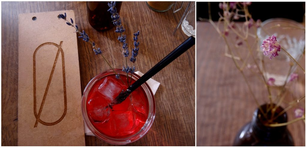 Limonade à la lavande dans un café à Brno