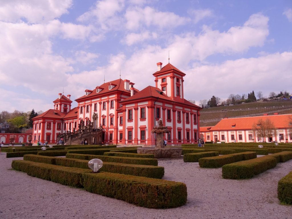 Troja castle and its gardens in Prague, Czech Republic