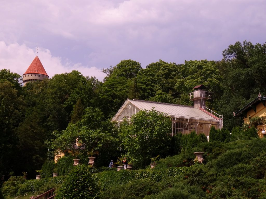 Castle and Botanical of Konopiste in Czech Republic