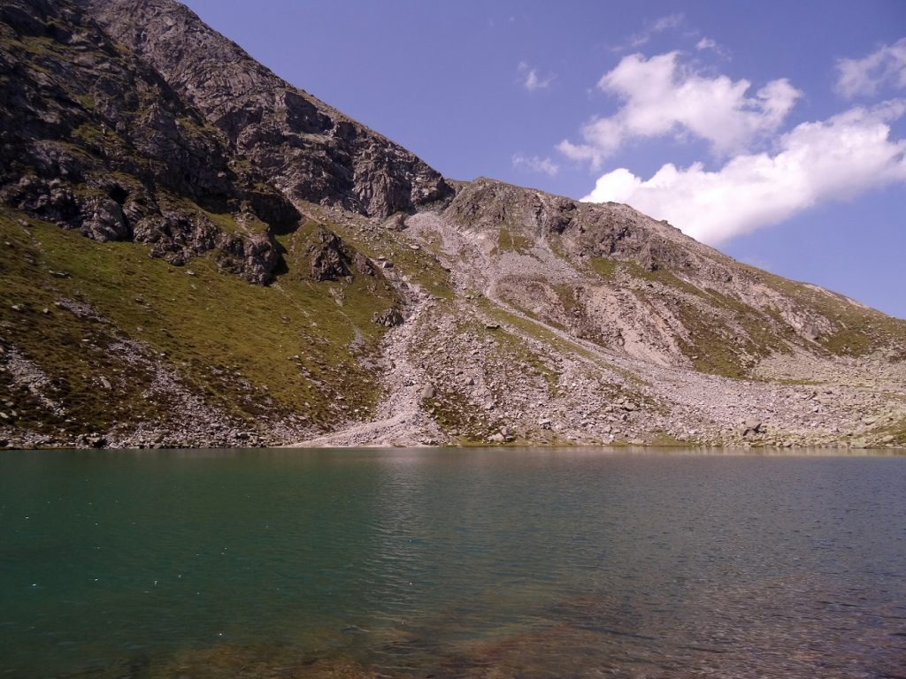 La Kratzberger See (Lago S. Pancrazio) dans le Tyrol du Sud en Italie