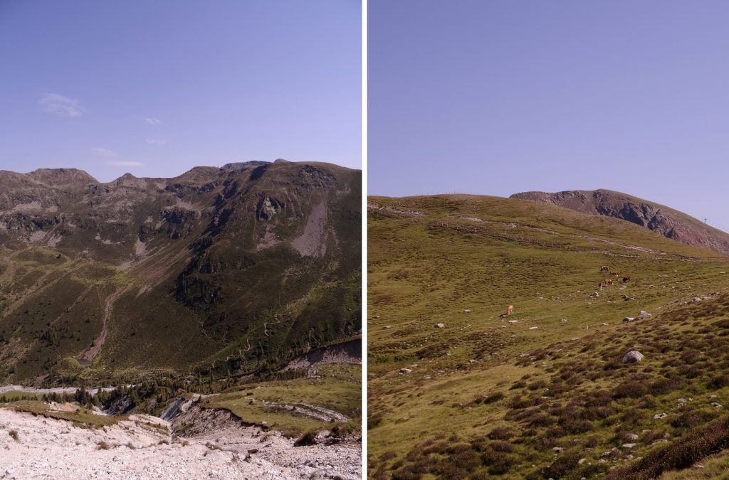 Les montagnes dans le Tyrol du Sud (Merano, Falzeben)