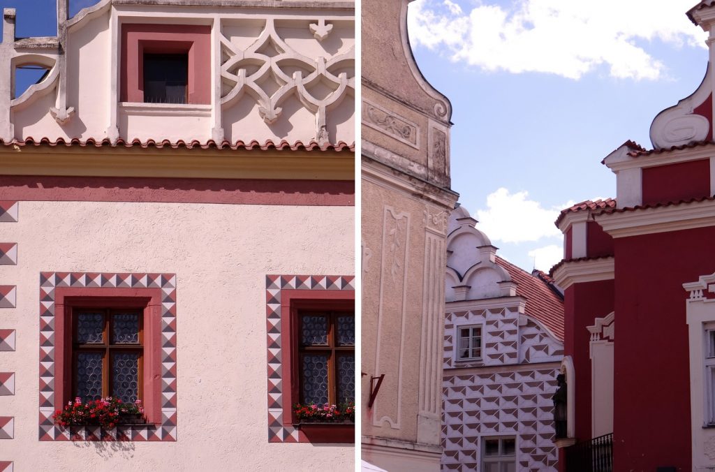 Les jolies façades tchèques