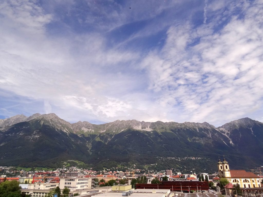 Les montagnes d'Innsbruck en Autriche