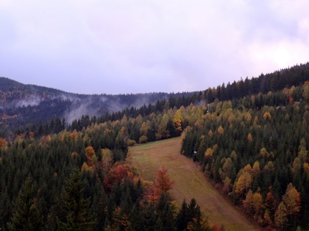 Piste de ski à Spindleruv Mlyn en République tchèque