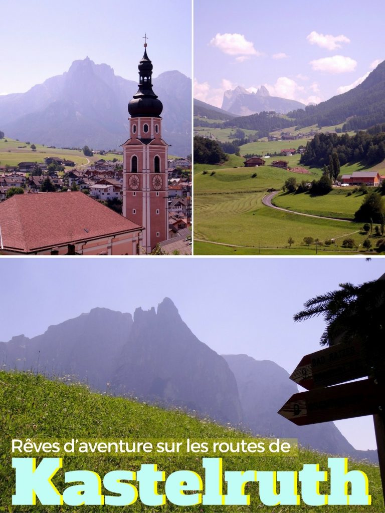 Rêves d’aventure sur les routes de Kastelturh (Castlerotto) dans le Tyrol du Sud en Italie