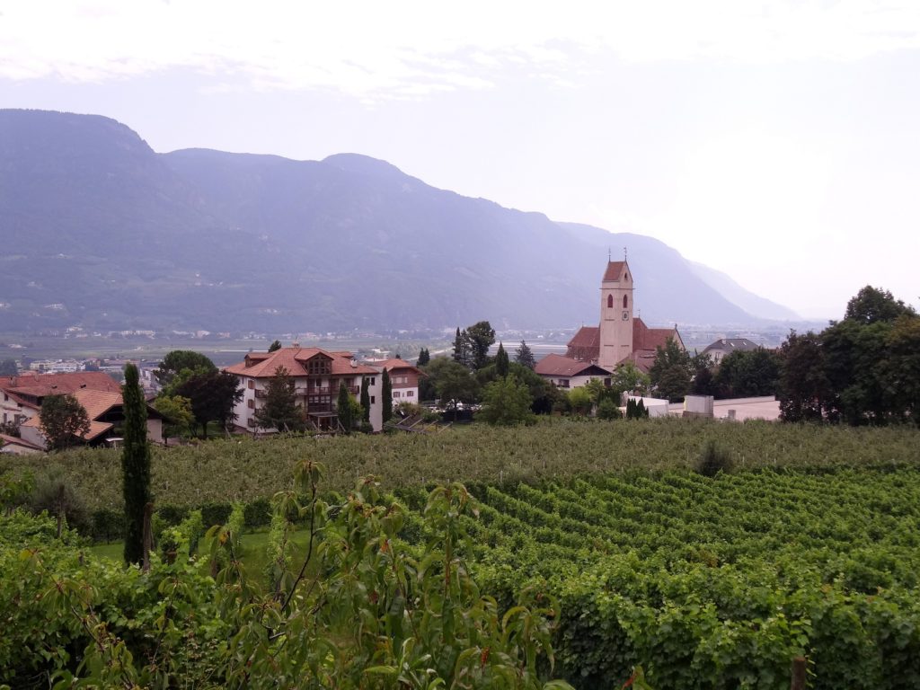 Marlengo dans le Sud du Tyrol en Italie