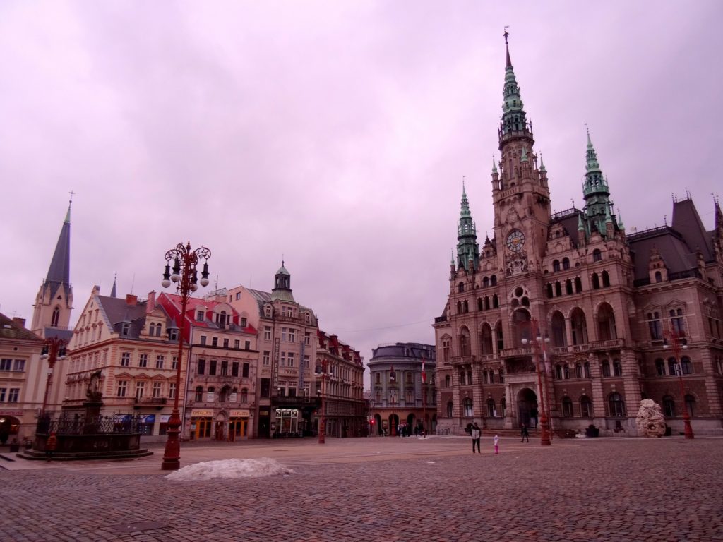 L’hôtel de ville à Liberec en République Tchèque