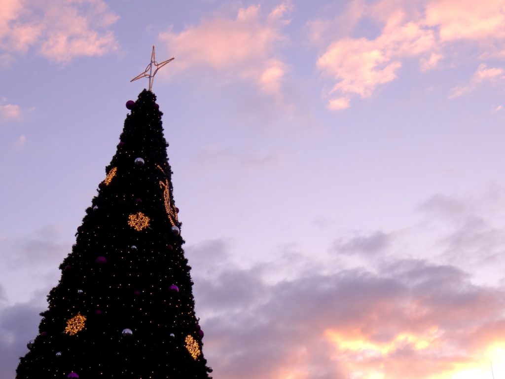 Sapin de Noël de Prague en République Tchèque