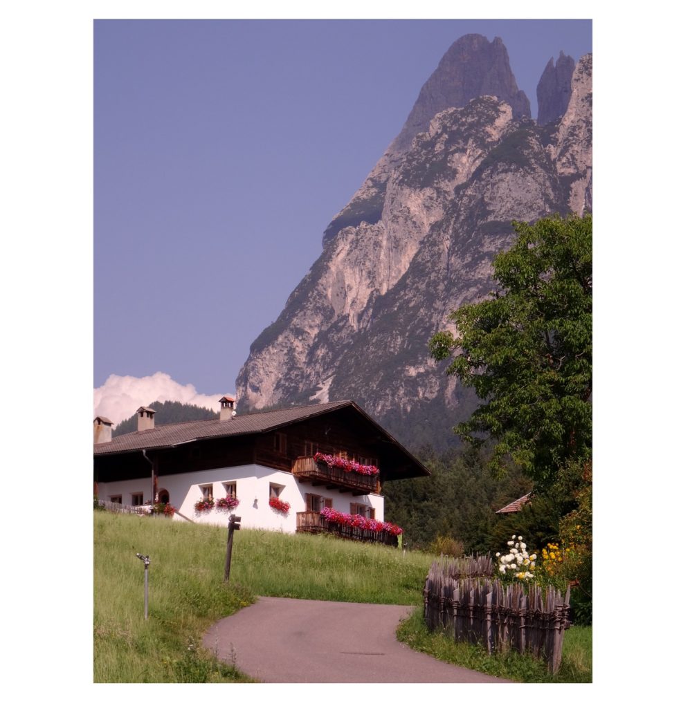 Montagne de Fié allo Sciliar dans le Tyrol du Sud