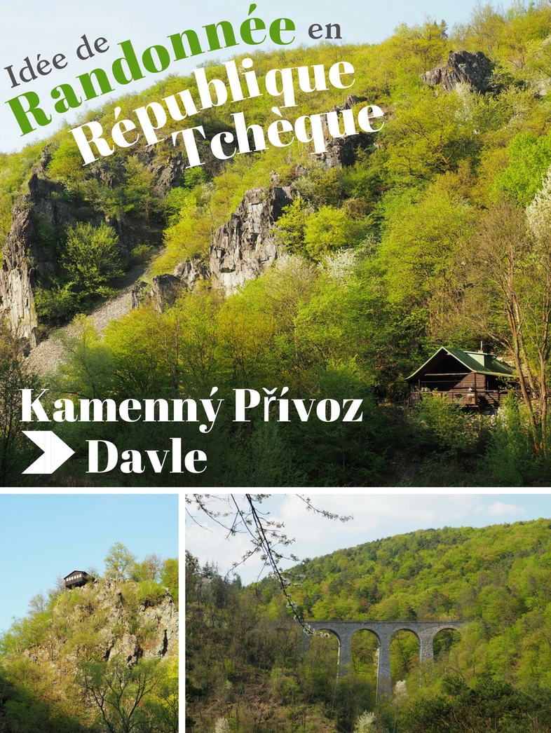 Idée de randonnée en République Tchèque: de Kamenný Přívoz à Davle  (non loin de Prague)  - Hiking trail in Czech Republic: from Kamenný Přívoz to Davle (close to Prague)