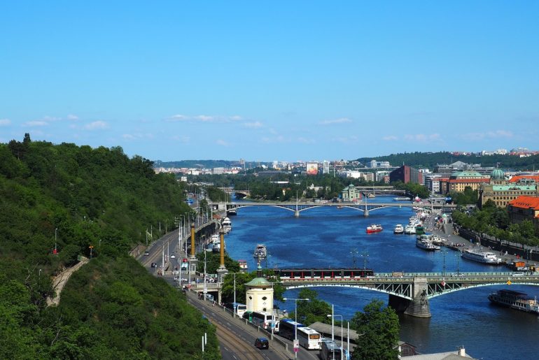 Vue depuis la villa Kramářova