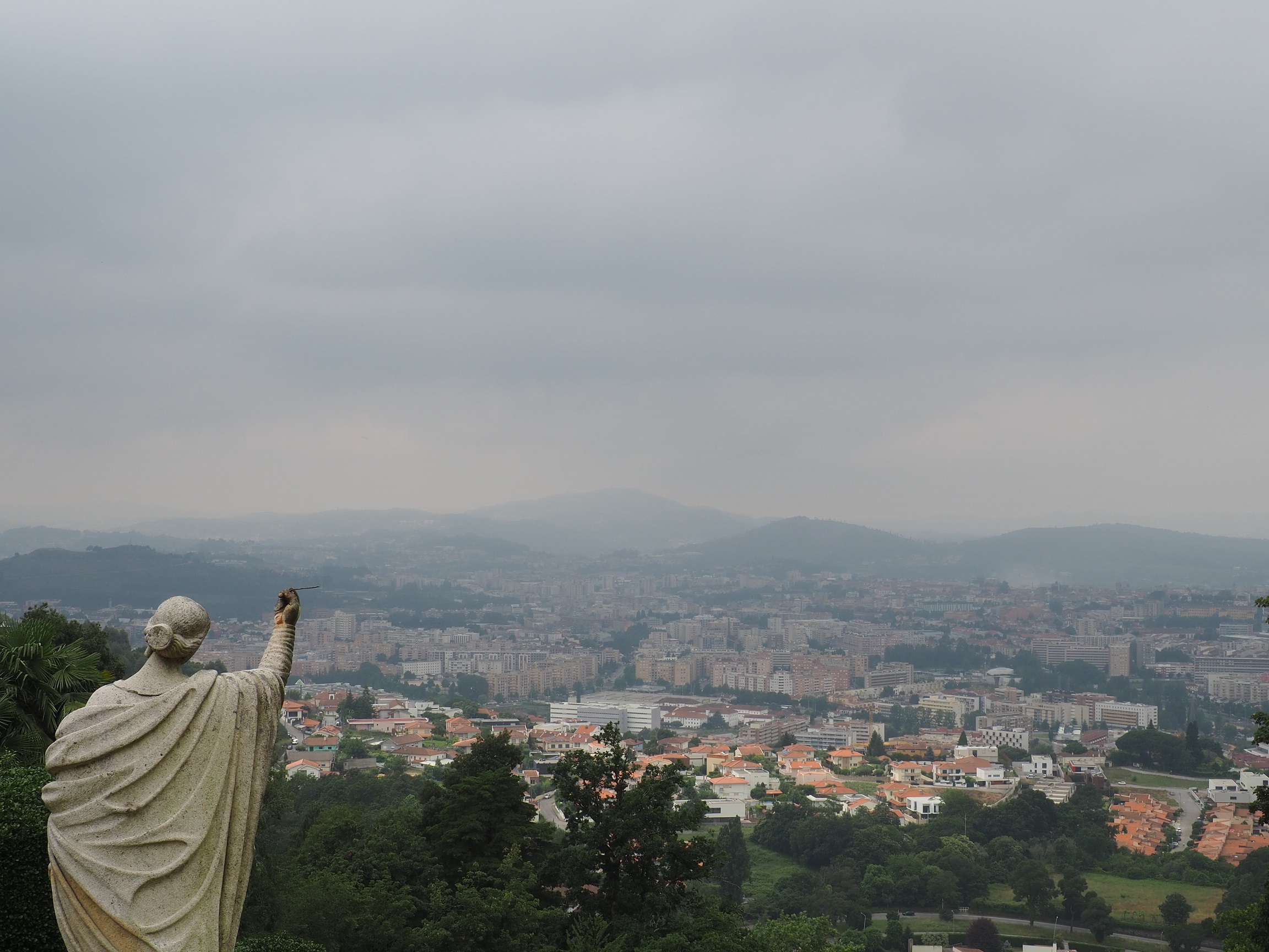 Vue sur Braga depuis le sanctuaire Bom Jesus