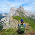 Randonnée d'une journée à Seceda dans les Dolomites au tyrol du Sud en Italie