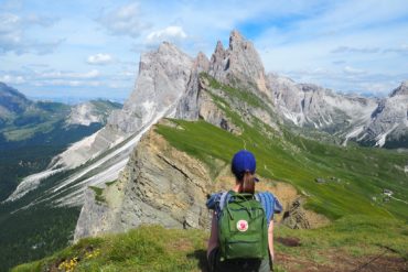 Randonnée d'une journée à Seceda dans les Dolomites au tyrol du Sud en Italie