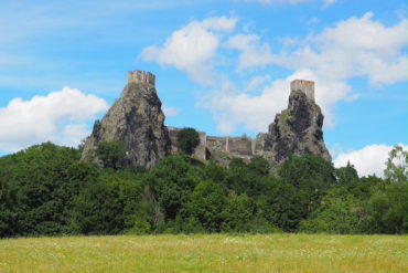 Visite du château Trosky au paradis de Bohème en République tchèque