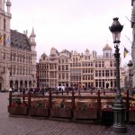 Ciel gris sur la Grand Place de Bruxelles
